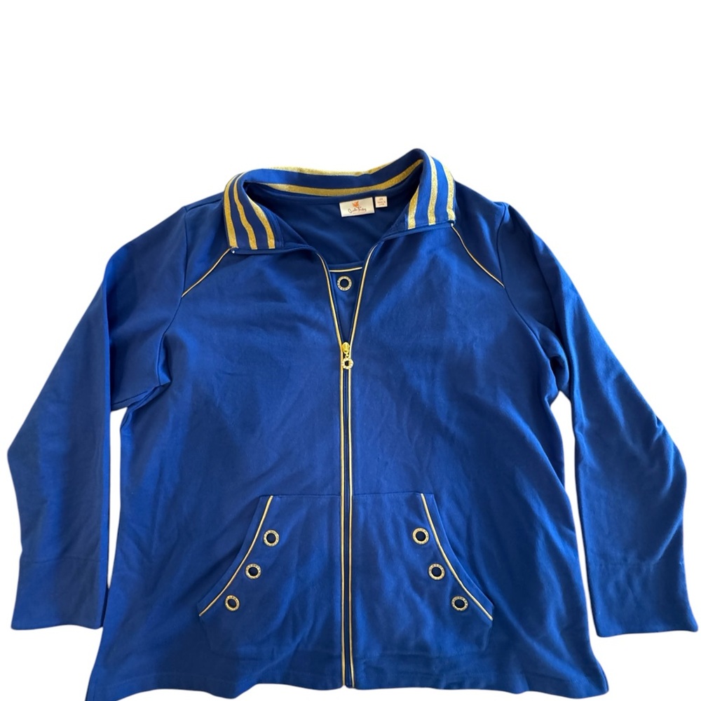 QUACKER FACTORY EMBELLISHED Nautical TWIN SET